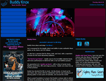 Tablet Screenshot of buddyknox.com.au